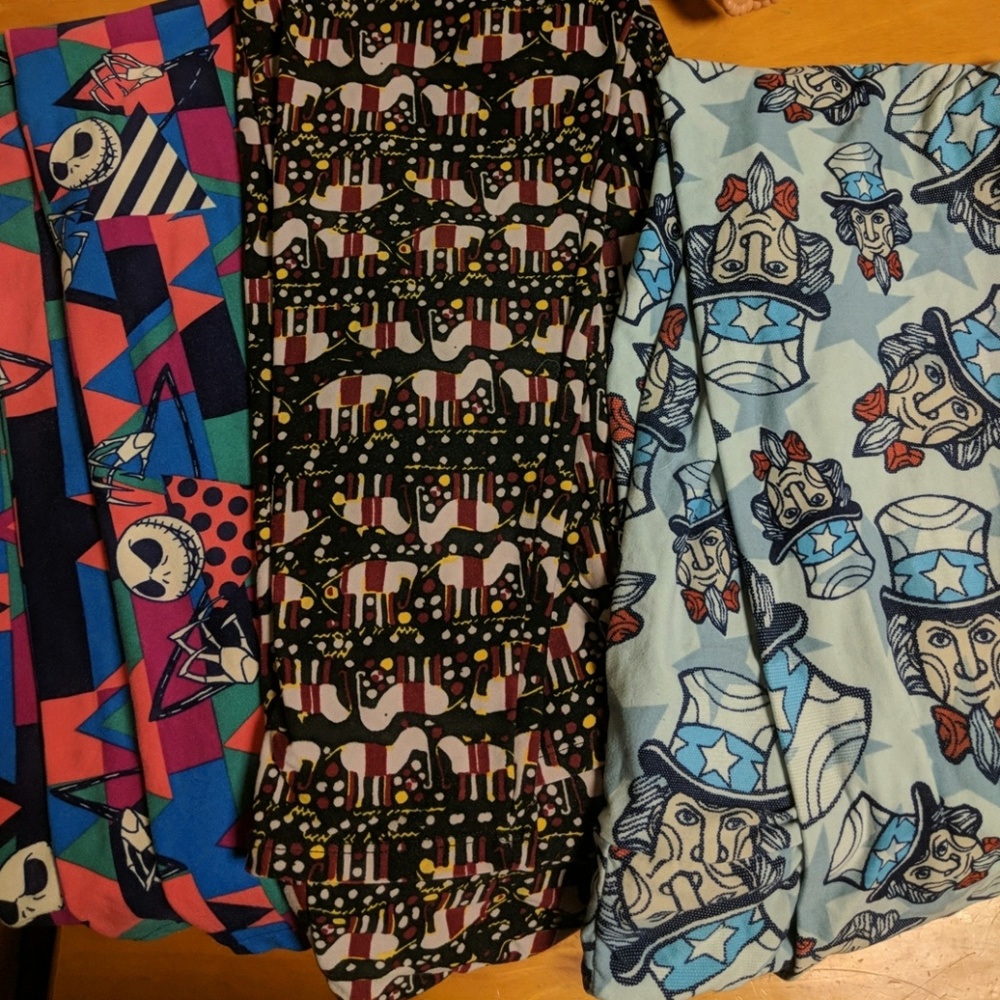 Lularoe TC leggings bundle of 3